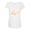 Fight For a Cure Uterine Cancer Awareness Maternity Scoop Neck T-shirt