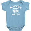 soccer takes balls Baby Onesie