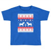 reindeer christmas ugly sweater Toddler T-shirt