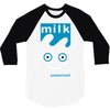 blur milk coffee and tv rock music band 3/4 Sleeve Shirt
