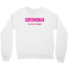 superwoman fighting diabetes Crewneck Sweatshirt