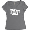 back to the 80's, funny retro Women's Triblend Scoop T-shirt