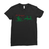 ugly santa ho ho hoo! Ladies Fitted T-Shirt