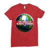 the world is always spinnin Ladies Fitted T-Shirt