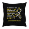 Sarcoma Awareness Throw Pillow