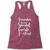 feminism is my second favorite f word Racerback Tank