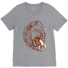 banana eating lion V-Neck Tee