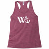 w anchor mens funny offensive Racerback Tank