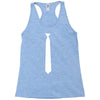 skinny white tie Racerback Tank
