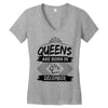 Queens Are Born In December Women's V-Neck T-Shirt