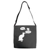 pussy chicken tshirt funny cat bird humor tee rooster Adjustable Strap Totes