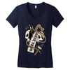 work hard until die Women's V-Neck T-Shirt