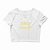 the best kind of dad raises a teacher. father's day gift for dad. Crop Top