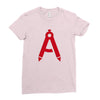 alphabet Ladies Fitted T-Shirt