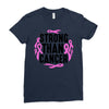 strong than cancer Ladies Fitted T-Shirt