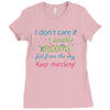 marching band i dont care if sparkly unicorns Ladies Fitted T-Shirt