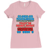 push me around grandpa Ladies Fitted T-Shirt