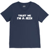 trust me i'm a jedi   funny printed mens V-Neck Tee