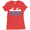 paddle faster i hear banjos Ladies Fitted T-Shirt