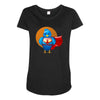 TWITTERMAN Maternity Scoop Neck T-shirt