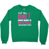 all this girl care about is volleyball Crewneck Sweatshirt