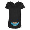 Two Peas In a Pod Twin Chocolate Baby Boys Maternity Scoop Neck T-shirt