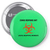 zombie response unit t shirt funny dead brains s 3xl Pin-back button