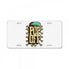pop off License Plate