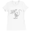 i don't i couldn't give a rats Ladies Fitted T-Shirt