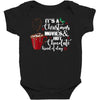 it's a christmas movies and hot chocolate kind of day Baby Bodysuit