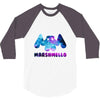 marshmello 3/4 Sleeve Shirt