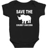 chubby unicorn Baby Bodysuit