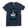 Never Underestimate A Man Who Watches Lost in Space And Was Born in De Ladies Fitted T-Shirt