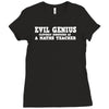 evil genius cleverly disguised Ladies Fitted T-Shirt