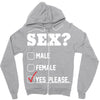 Sex Yes Please Zipper Hoodie