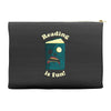 reading is fun Accessory Pouches