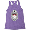 girl and skull Racerback Tank
