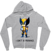 i don't do mornings Zipper Hoodie