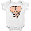 ripped muscles, six pack, Baby Onesie