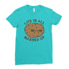 life is all mashed up Ladies Fitted T-Shirt