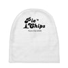 pie and chips   food of the gods Baby Beanies