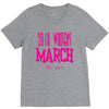 2018 Women's March On USA V-Neck Tee
