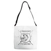 i thought i wanted a career turns out i just out paychecks to go fishi Adjustable Strap Totes