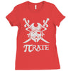 pi rate Ladies Fitted T-Shirt