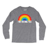 I Am Voting Yes Long Sleeve Shirts