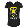 super secret police Maternity Scoop Neck T-shirt