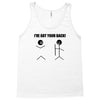 i've got your back t shirt tee funny novelty tee pun stick figure joke Tank Top