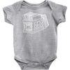 crate of records Baby Onesie