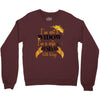 i'm not a widow i'm a wife to a husband with wings Crewneck Sweatshirt