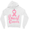 breast cancer pink ribbon Zipper Hoodie